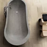 keramisch parket in badkamer